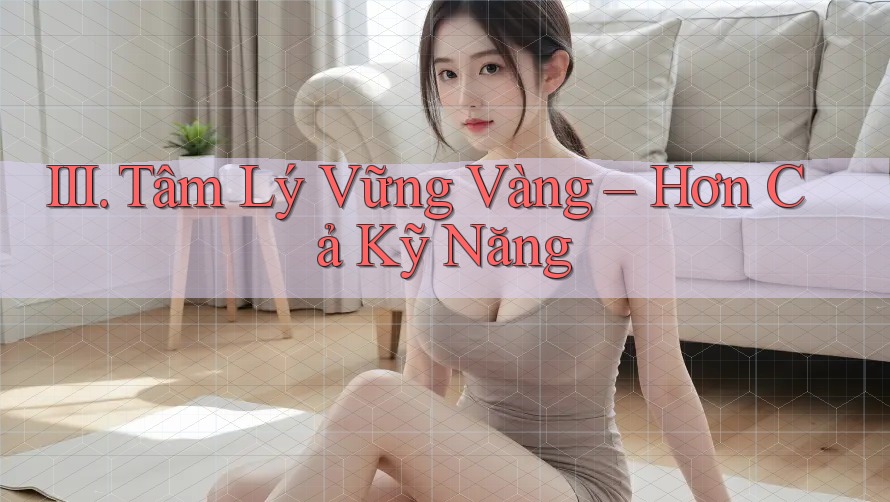 III. Tâm Lý Vững Vàng – Hơn Cả Kỹ Năng