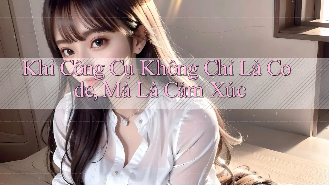 Khi Công Cụ Không Chỉ Là Code, Mà Là Cảm Xúc Khi Công Cụ Không Chỉ Là Code, Mà Là Cảm Xúc