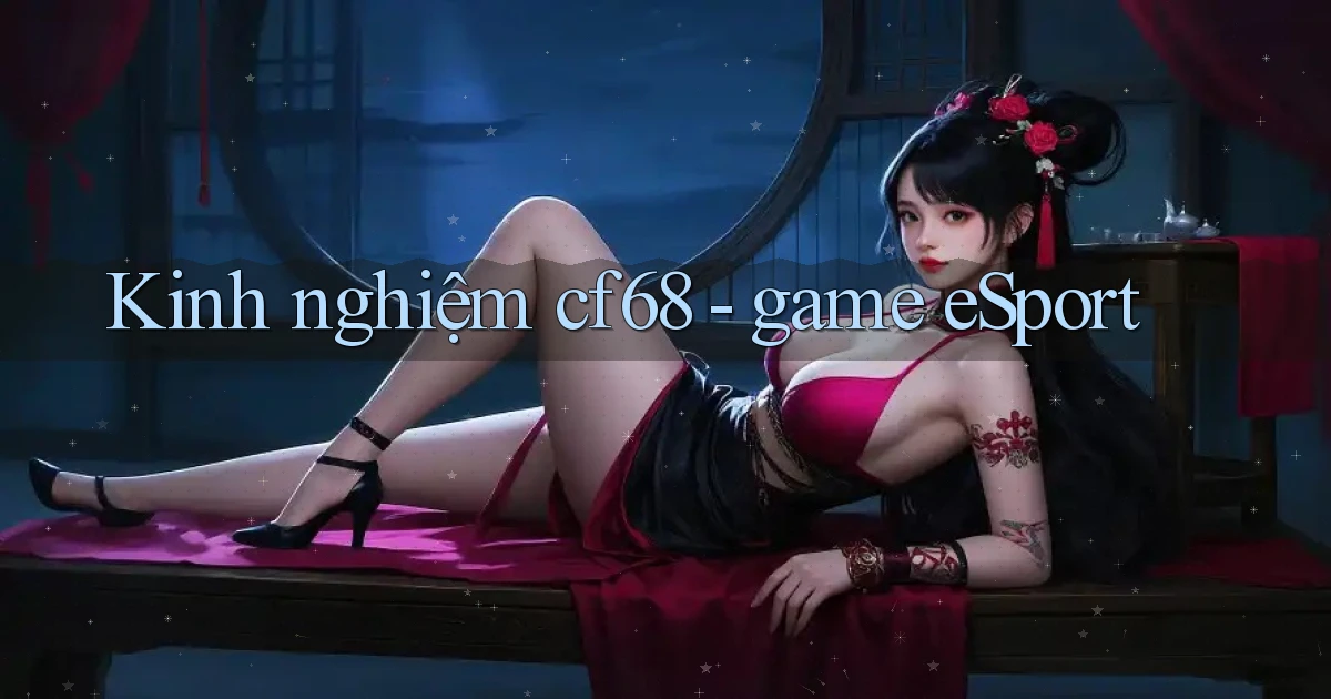 Kinh nghiệm cf68   game eSport