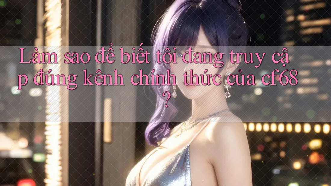 Làm sao để biết tôi đang truy cập đúng kênh chính thức của cf68? Làm sao để biết tôi đang truy cập đúng kênh chính thức của cf68?