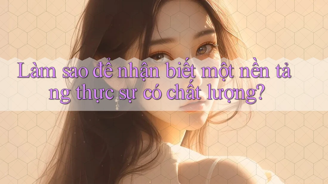 Làm sao để nhận biết một nền tảng thực sự có chất lượng? Làm sao để nhận biết một nền tảng thực sự có chất lượng?