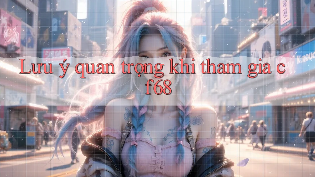 Lưu ý quan trọng khi tham gia cf68 Lưu ý quan trọng khi tham gia cf68