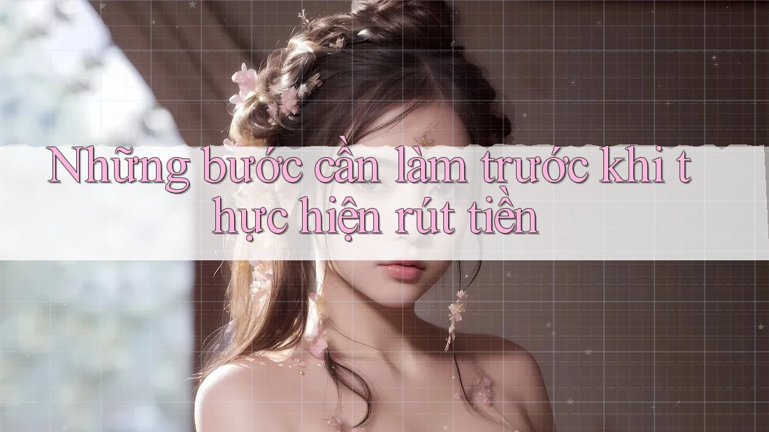 Những bước cần làm trước khi thực hiện rút tiền Những bước cần làm trước khi thực hiện rút tiền