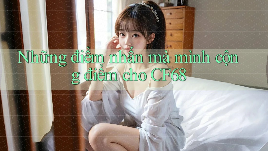 Những điểm nhấn mà mình cộng điểm cho CF68 Những điểm nhấn mà mình cộng điểm cho CF68