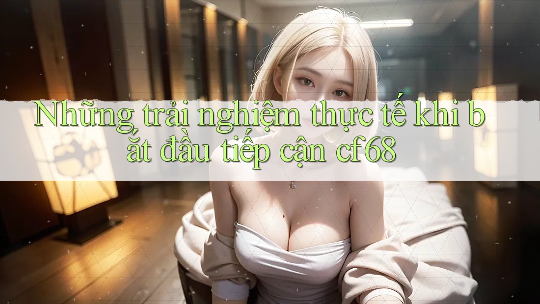 Những trải nghiệm thực tế khi bắt đầu tiếp cận cf68 Những trải nghiệm thực tế khi bắt đầu tiếp cận cf68