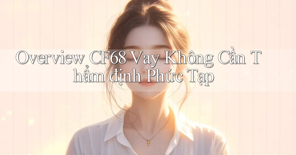 overview cf68 vay không cần thẩm định phức tạp