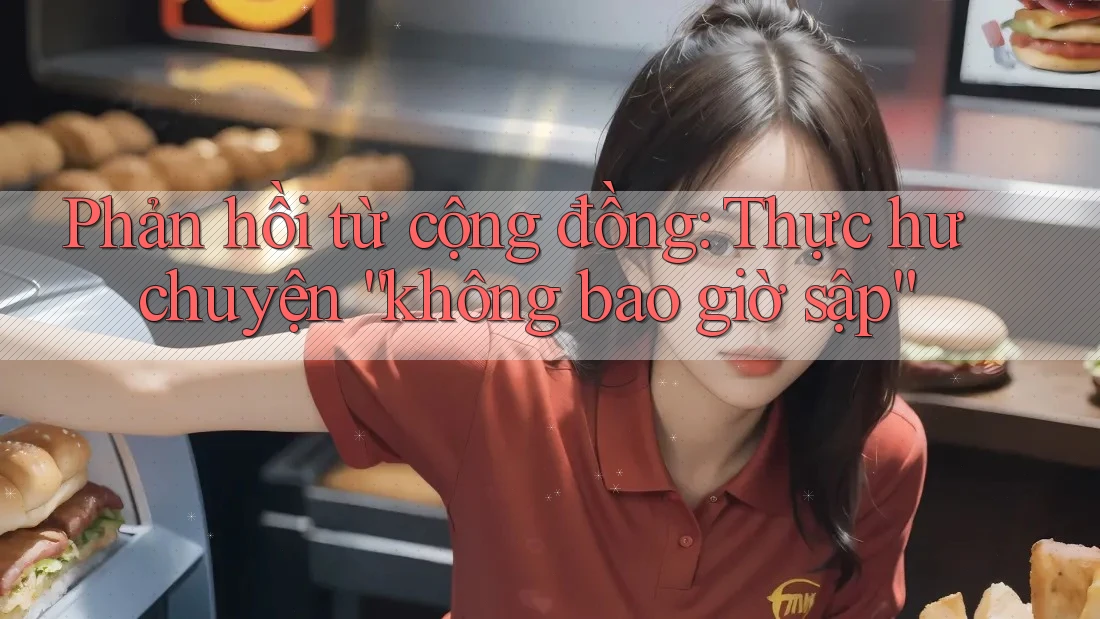 Phản hồi từ cộng đồng: Thực hư chuyện “không bao giờ sập” Phản hồi từ cộng đồng: Thực hư chuyện “không bao giờ sập”