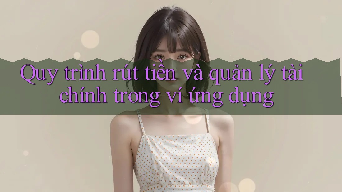Quy trình rút tiền và quản lý tài chính trong ví ứng dụng
