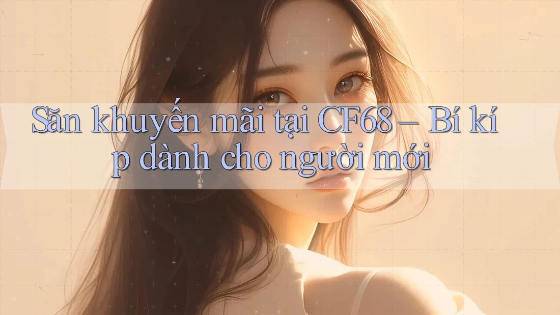 Săn khuyến mãi tại CF68 – Bí kíp dành cho người mới Săn khuyến mãi tại CF68 – Bí kíp dành cho người mới