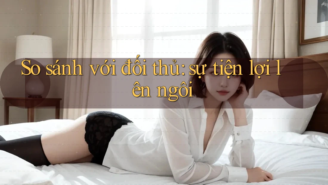 So sánh với đối thủ: sự tiện lợi lên ngôi