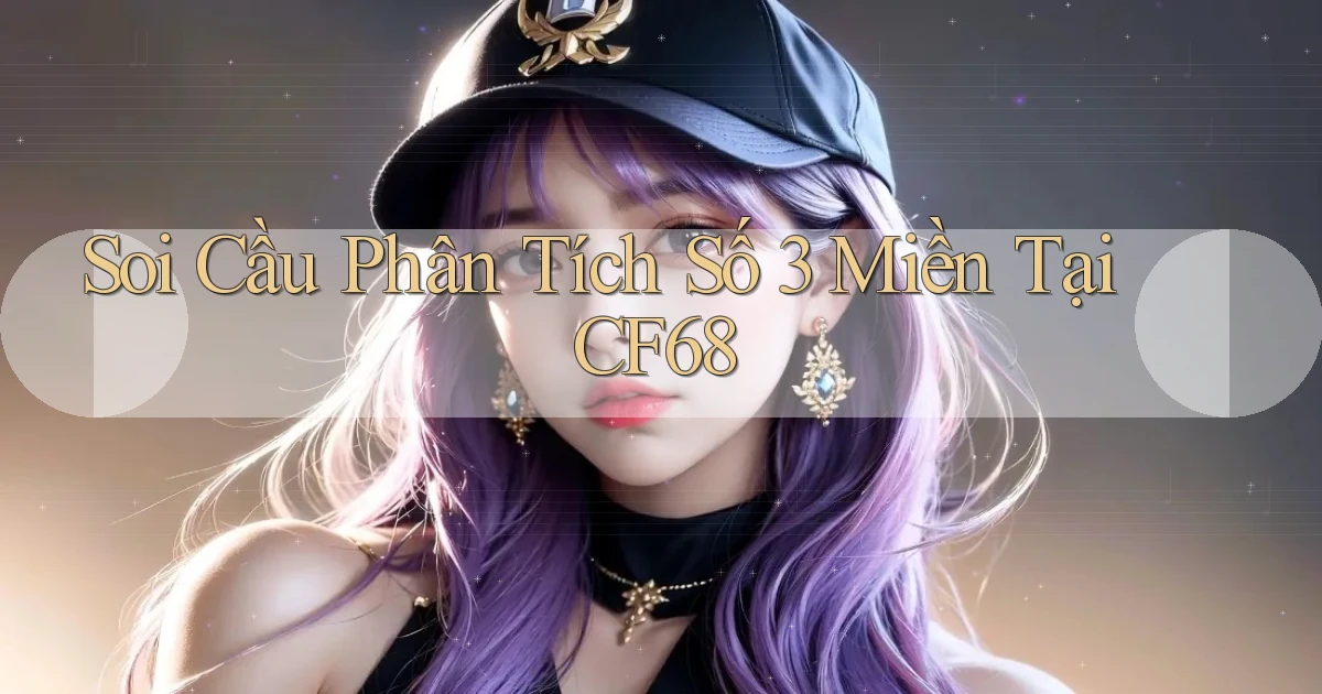 soi cầu phân tích số 3 miền tại cf68