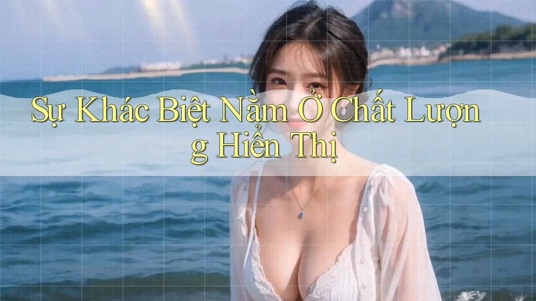 Sự Khác Biệt Nằm Ở Chất Lượng Hiển Thị