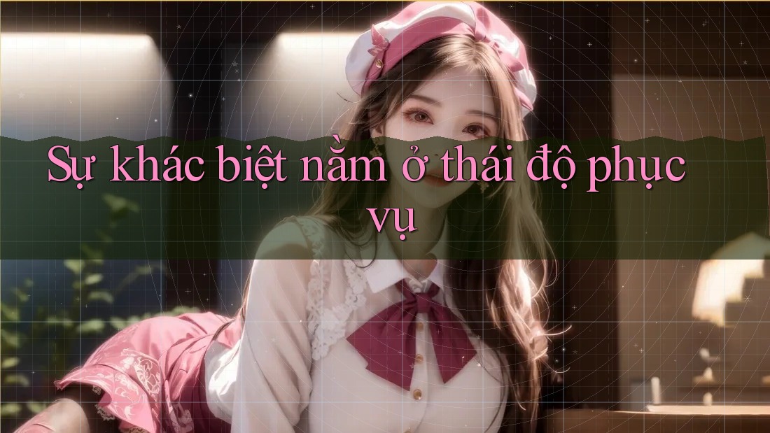 Sự khác biệt nằm ở thái độ phục vụ Sự khác biệt nằm ở thái độ phục vụ