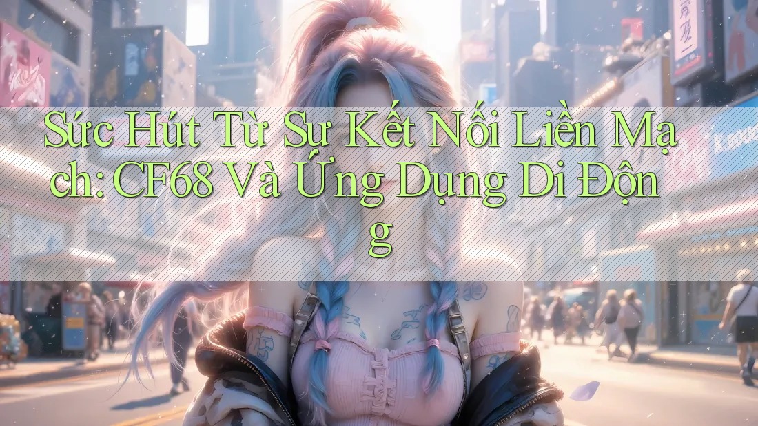Sức Hút Từ Sự Kết Nối Liền Mạch: CF68 Và Ứng Dụng Di Động Sức Hút Từ Sự Kết Nối Liền Mạch: CF68 Và Ứng Dụng Di Động