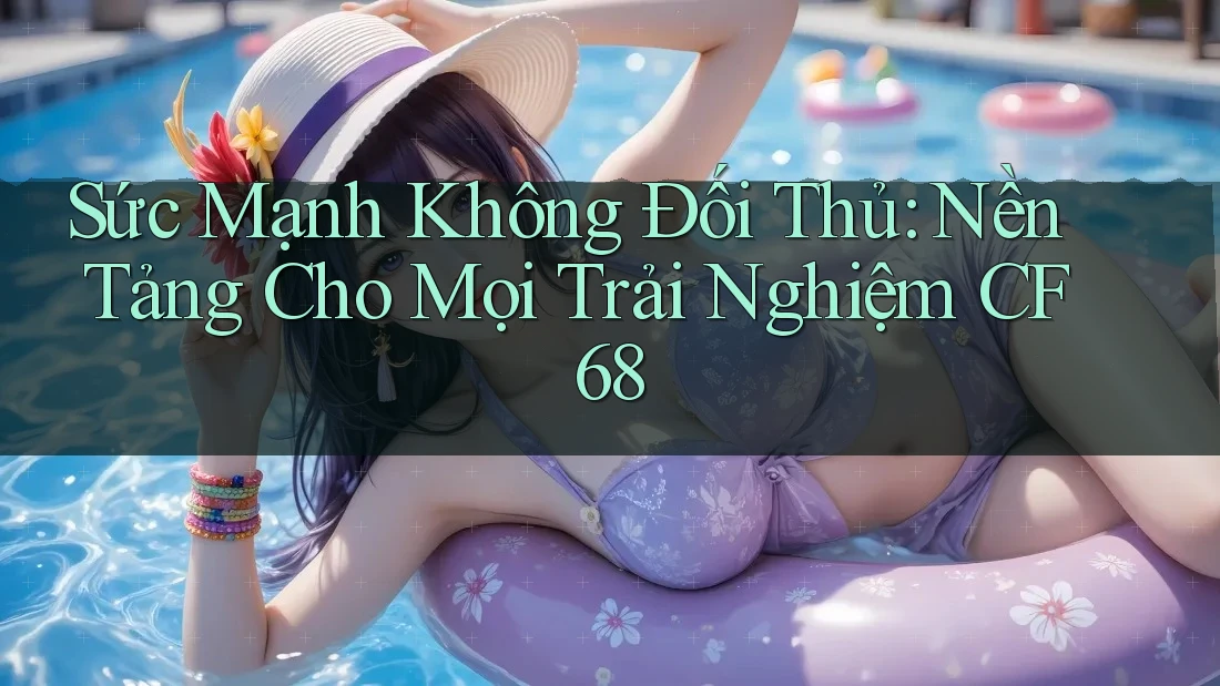 Sức Mạnh Không Đối Thủ: Nền Tảng Cho Mọi Trải Nghiệm CF68 Sức Mạnh Không Đối Thủ: Nền Tảng Cho Mọi Trải Nghiệm CF68