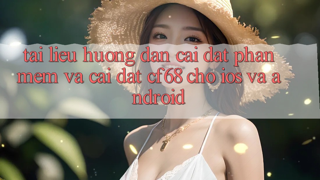 Tài liệu hướng dẫn Cài đặt Phần mềm Và Cài Đặt cf68 Cho iOS và Android Tài liệu hướng dẫn Cài đặt Phần mềm Và Cài Đặt cf68 Cho iOS và Android
