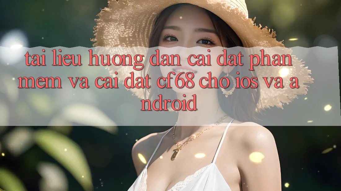Tài liệu hướng dẫn Cài đặt Phần mềm Và Cài Đặt cf68 Cho iOS và Android Tài liệu hướng dẫn Cài đặt Phần mềm Và Cài Đặt cf68 Cho iOS và Android