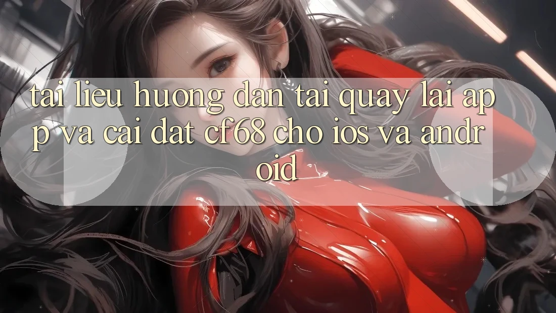 Tài liệu hướng dẫn Tải quay lại App Và Cài Đặt cf68 Cho iOS và Android Tài liệu hướng dẫn Tải quay lại App Và Cài Đặt cf68 Cho iOS và Android