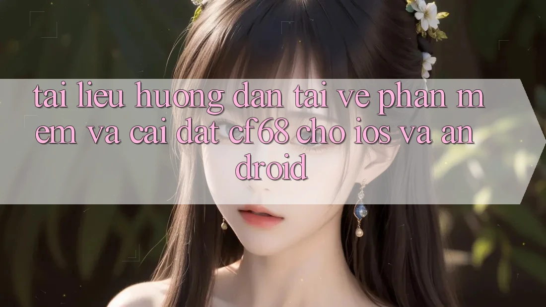Tài liệu hướng dẫn Tải về Phần mềm Và Cài Đặt cf68 Cho iOS và Android Tài liệu hướng dẫn Tải về Phần mềm Và Cài Đặt cf68 Cho iOS và Android