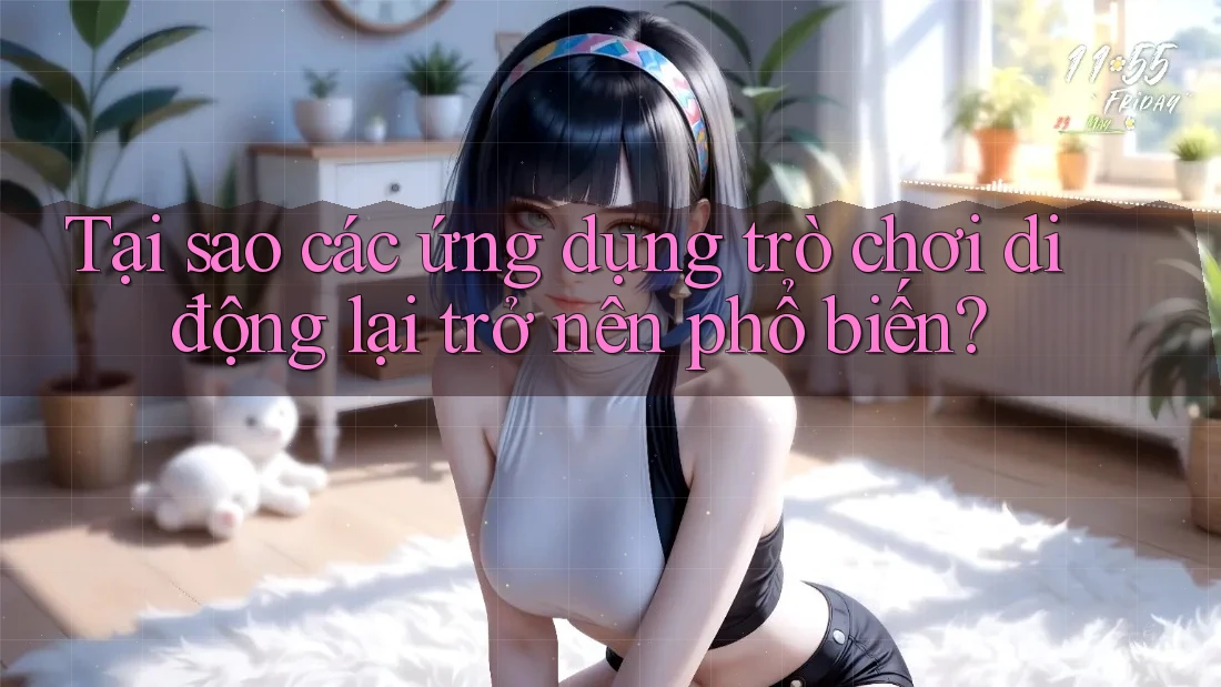 Tại sao các ứng dụng trò chơi di động lại trở nên phổ biến?