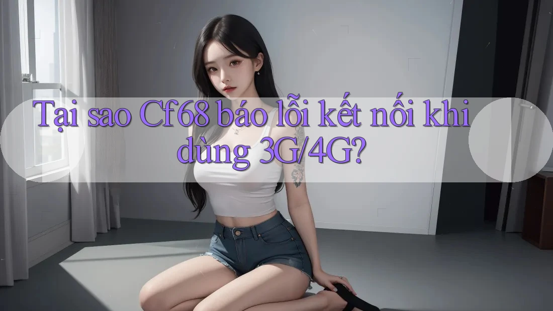 Tại sao Cf68 báo lỗi kết nối khi dùng 3G/4G? Tại sao Cf68 báo lỗi kết nối khi dùng 3G/4G?