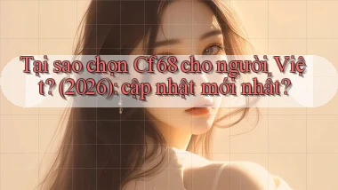 Tại sao chọn Cf68 cho người Việt (2026) cập nhật mới nhất