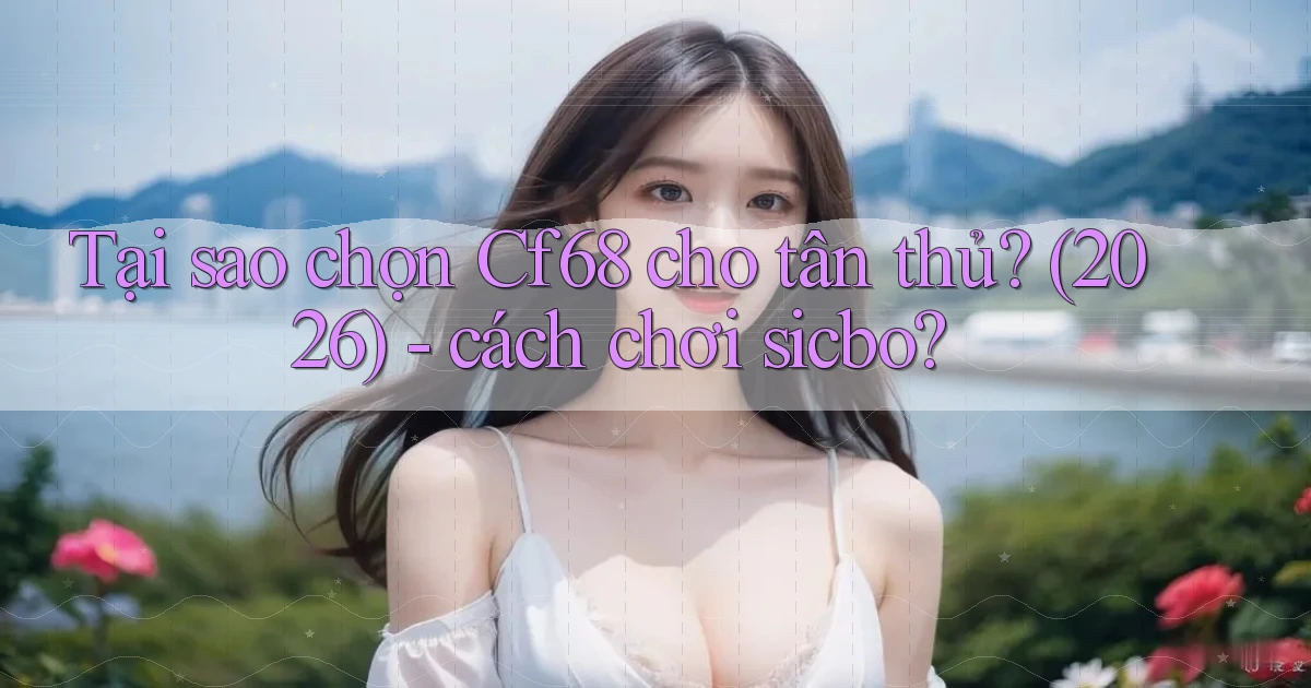 Tại sao chọn Cf68 cho tân thủ (2026)   cách chơi sicbo