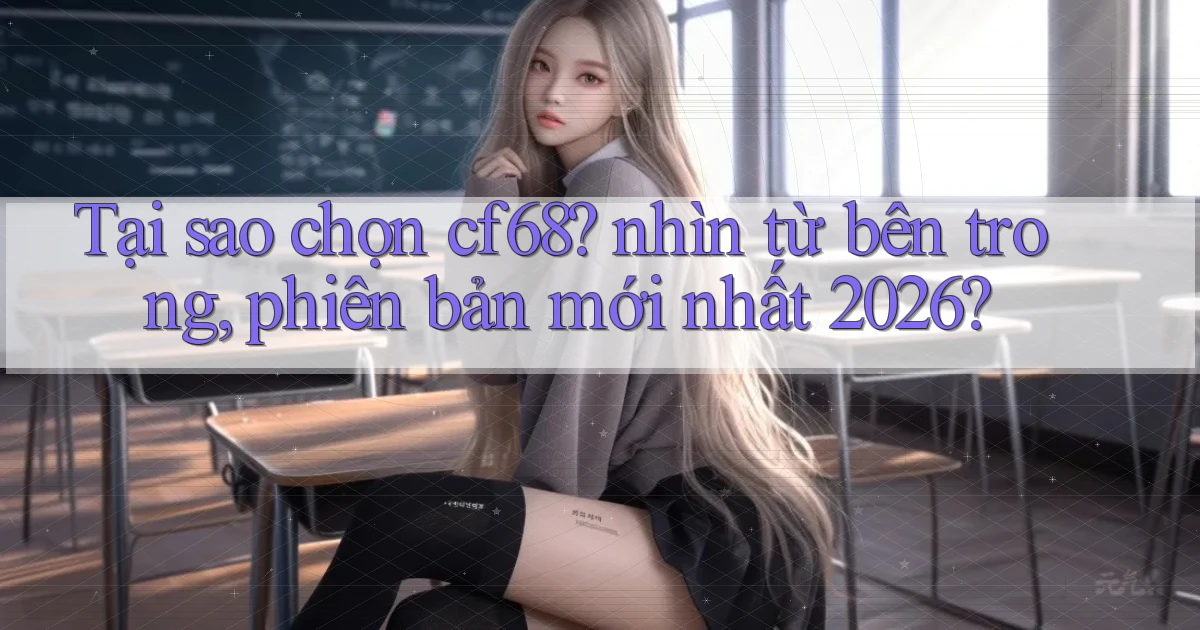 Tại sao chọn cf68 nhìn từ bên trong, phiên bản mới nhất 2026