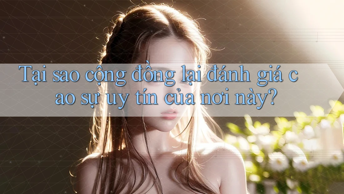 Tại sao cộng đồng lại đánh giá cao sự uy tín của nơi này?