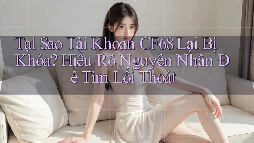 Tại Sao Tài Khoản CF68 Lại Bị Khóa? Hiểu Rõ Nguyên Nhân Để Tìm Lối Thoát Tại Sao Tài Khoản CF68 Lại Bị Khóa? Hiểu Rõ Nguyên Nhân Để Tìm Lối Thoát