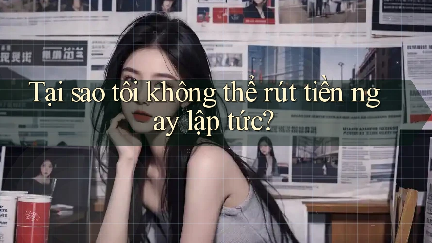 Tại sao tôi không thể rút tiền ngay lập tức?