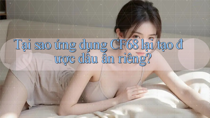 Tại sao ứng dụng CF68 lại tạo được dấu ấn riêng?