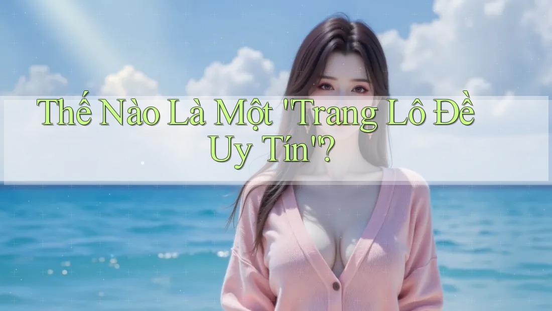 Thế Nào Là Một “Trang Lô Đề Uy Tín”? Thế Nào Là Một “Trang Lô Đề Uy Tín”?