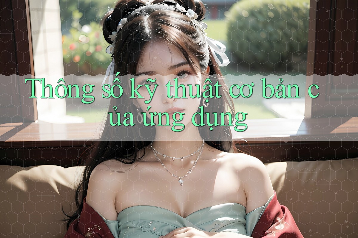 Thông số kỹ thuật cơ bản của ứng dụng Thông số kỹ thuật cơ bản của ứng dụng