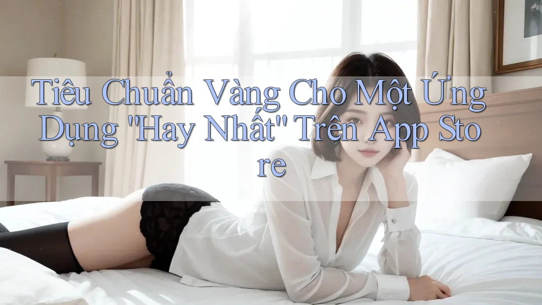 Tiêu Chuẩn Vàng Cho Một Ứng Dụng “Hay Nhất” Trên App Store Tiêu Chuẩn Vàng Cho Một Ứng Dụng “Hay Nhất” Trên App Store