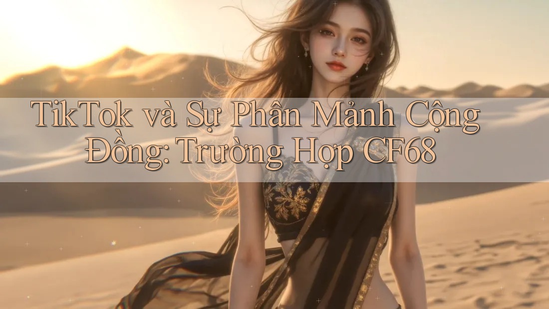 TikTok và Sự Phân Mảnh Cộng Đồng: Trường Hợp CF68 TikTok và Sự Phân Mảnh Cộng Đồng: Trường Hợp CF68