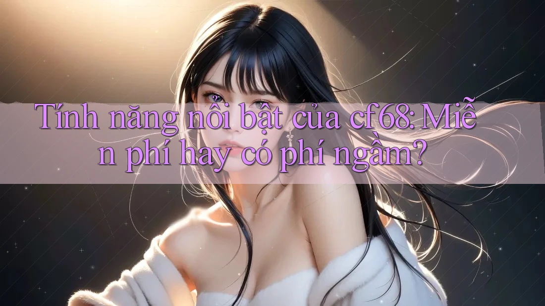 Tính năng nổi bật của cf68: Miễn phí hay có phí ngầm? Tính năng nổi bật của cf68: Miễn phí hay có phí ngầm?