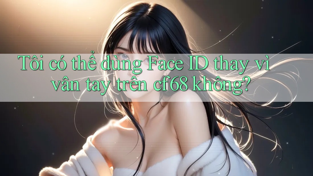 Tôi có thể dùng Face ID thay vì vân tay trên cf68 không?