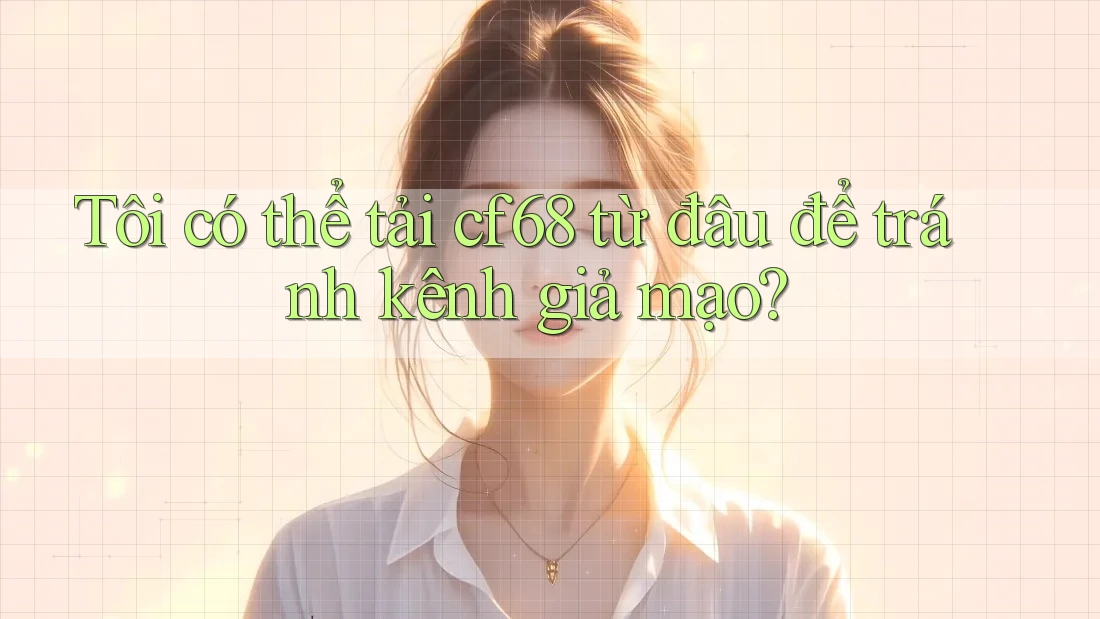 Tôi có thể tải cf68 từ đâu để tránh kênh giả mạo? Tôi có thể tải cf68 từ đâu để tránh kênh giả mạo?