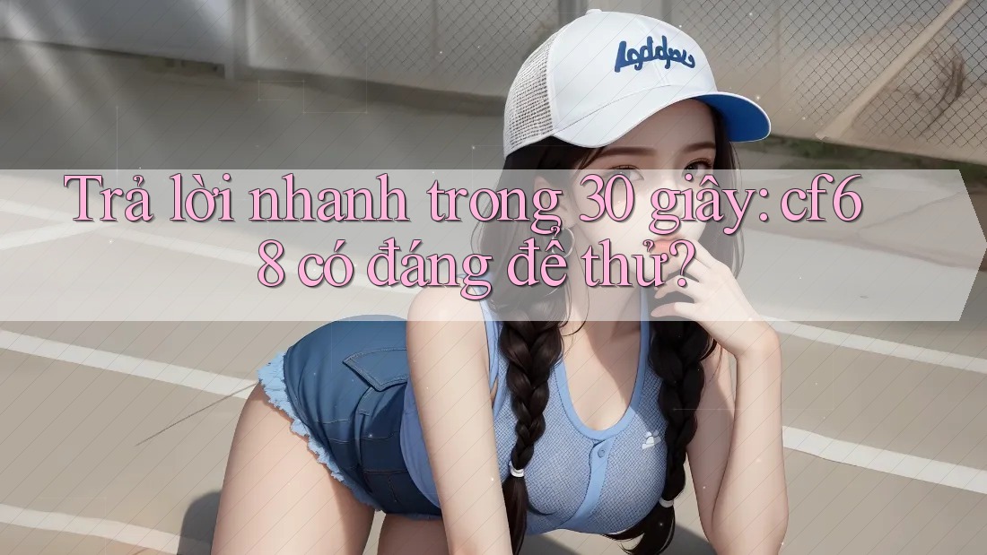 Trả lời nhanh trong 30 giây: cf68 có đáng để thử? Trả lời nhanh trong 30 giây: cf68 có đáng để thử?