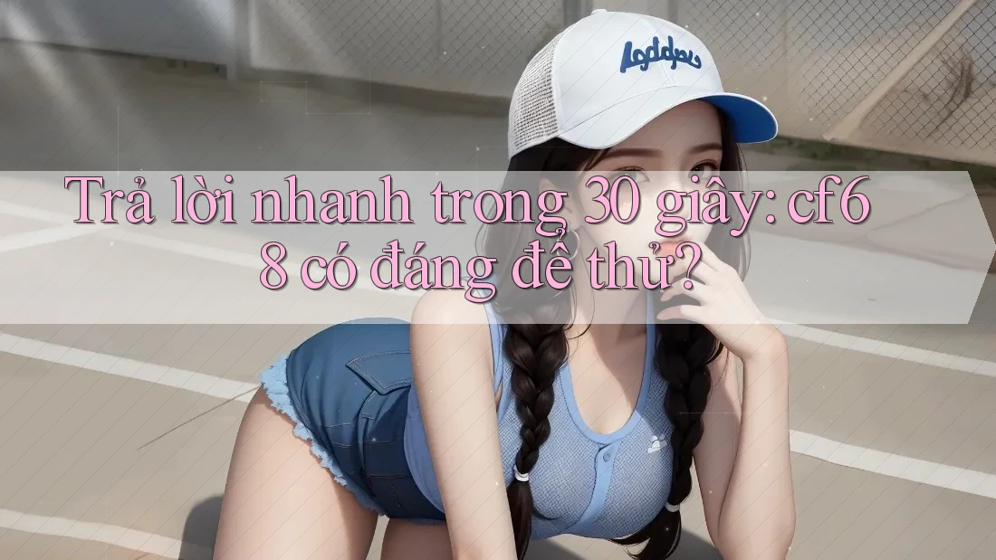 Trả lời nhanh trong 30 giây: cf68 có đáng để thử? Trả lời nhanh trong 30 giây: cf68 có đáng để thử?