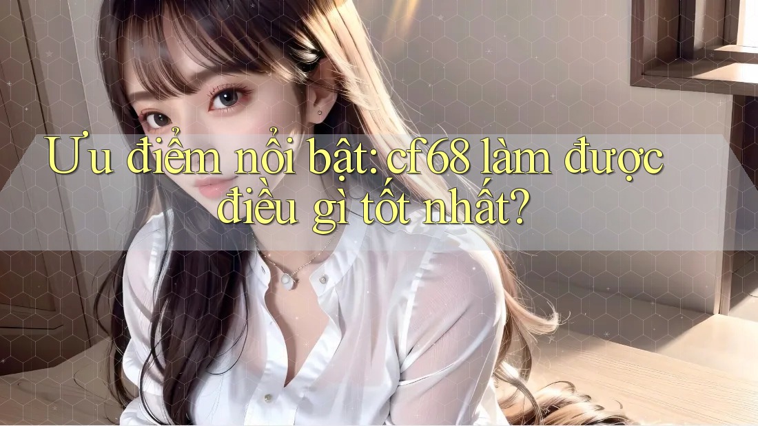 Ưu điểm nổi bật: cf68 làm được điều gì tốt nhất?