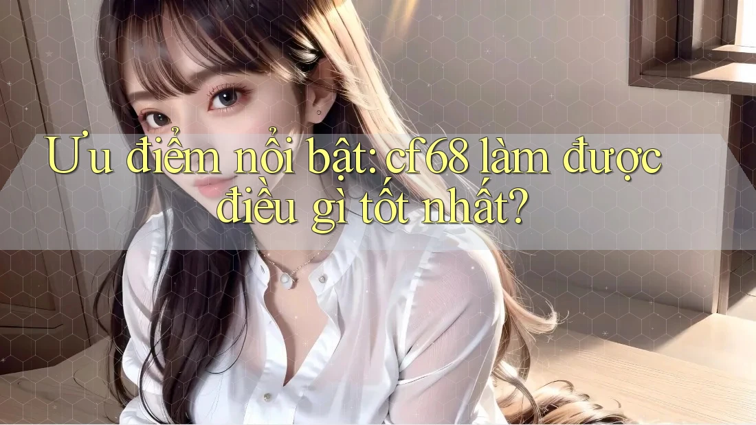 Ưu điểm nổi bật: cf68 làm được điều gì tốt nhất?