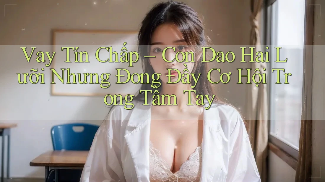 Vay Tín Chấp – Con Dao Hai Lưỡi Nhưng Đong Đầy Cơ Hội Trong Tầm Tay Vay Tín Chấp – Con Dao Hai Lưỡi Nhưng Đong Đầy Cơ Hội Trong Tầm Tay