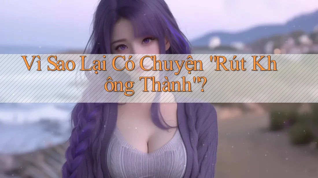 Vì Sao Lại Có Chuyện “Rút Không Thành”?