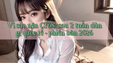 Vì sao nên Cf68 sau 2 tuần dùng, quốc tế   phiên bản 2026